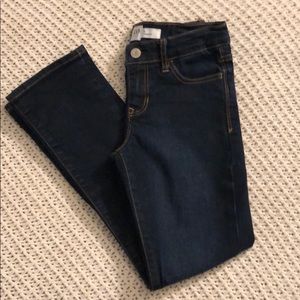 2/$5 Gap kids size 8 regular dark blue jeans